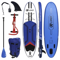 EXPLORER Stand-Up-Paddleset »Stream 10.2«, BxHxL: 85 x 15 x 310 cm - rot