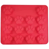 Nobby Backmatte Pfote 30 x 25 cm Rot