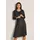 Madeleine Midikleid Grafisches Muster Schwarz/Braun 46