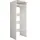 laundreezy Waschmaschinenschrank 67,5 x 200 cm Weiß Holz/Kunststoff/Metall