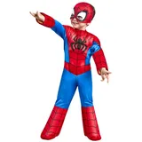Rubie ́s Kostüm Deluxe Spiderman Kostüm für Kinder schwarz 84/98 (2-3 Jahre)