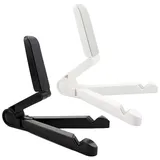 SLEEKEE 2 Stück Tablet-Ständer, Tragbarer Lazy-Ständer, Faltbarer Stativständer, Verstellbarer Tablet-Ständer, Desktop-Buchständer