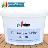 10 L Fassadenfarbe 3000, Hausfarbe, alle Untergründe, WEISS - matt