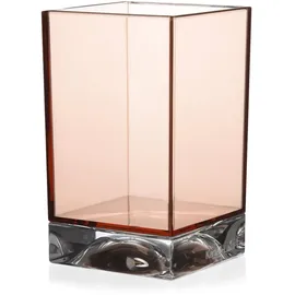 Kartell Boxy Zahnbürstenhalter, Nude Rosa, 7 x 7 x 12 cm