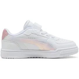 Puma Caven III Holo 2.0 Kinder Weiß/Rosy Outlook/Silber 33