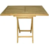 Mojawo Teak Tisch Gartentisch 90 x 70 x 75 cm unbehandelt