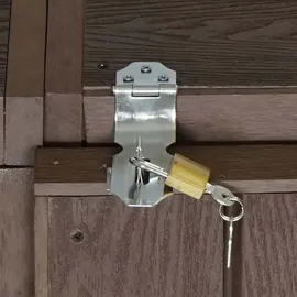 Mendler WPC-Mülltonnenverkleidung HWC-J28 1er/2er braun