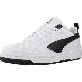 Puma Rebound V6 Lo White / Black / Black 35 1/2