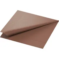 Duni Tissue-Serviette 40 x 40 cm Chestnut 3-lagig, 1000