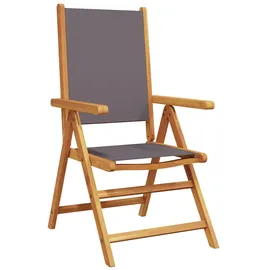 vidaXL Garten Essgruppe 7 pcs Anthrazit Akazie Massivholz