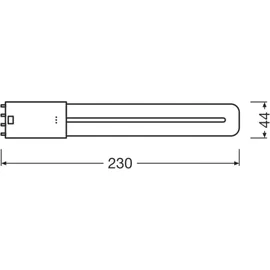 Osram Dulux L 8W/840 2G11 Kaltweiß 4000K