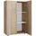 VCM Lona 70 x 110 x 39 cm sonoma-eiche / braun