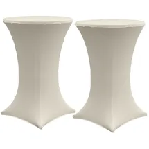 Trutzholm Stehtischhusse Husse Stretch Durchmesser 60cm Beige