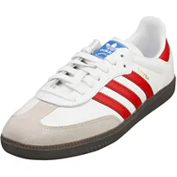 adidas Samba Og Herren White Red Sneaker Beilaufig - 44 EU