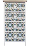 Mobili Rebecca Rebecca 76 x 30 x 40 cm Hellblau / Weiß