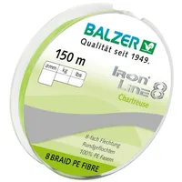 Balzer Iron Line 8 150 m Spule Chartreuse 0,16