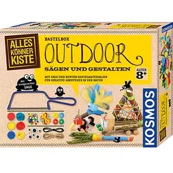 KOSMOS Experimentierkasten Outdoor Sägen und Gestalten mehrfarbig