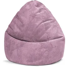 Sitting Point Sitzsack BeanBag Shara XXL - 300 Liter in Cord-Optik Lila