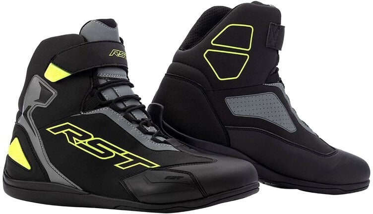 RST Sabre, Schuhe - Schwarz/Neon-Gelb - 45 EU