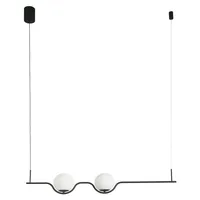 FARO Le Vita 1-flg. 14W 30 cm retro schwarz matt