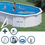 Planet Pool Ovalformbecken-Set 500 x 300 x 120 cm