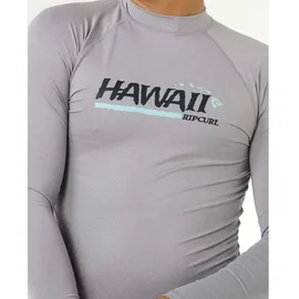 Rip Curl Rash Guard Hawaii Gritty Grau S