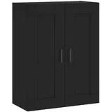 vidaXL Wandschrank Schwarz 69,5x34x90 cm Holzwerkstoff