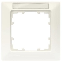 Siemens DELTA line Rahmen 1-Fach, 80x80mm, titanweiß (5TG2551-1)