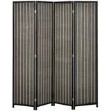 Homcom Paravent 4-teilig 180 x 180 cm, Raumteiler Paravents,