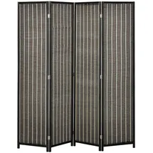 Homcom Paravent 4-teilig 180 x 180 cm, Raumteiler Paravents,