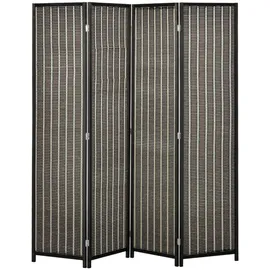 Homcom Paravent 4-teilig 180 x 180 cm, Raumteiler Paravents,