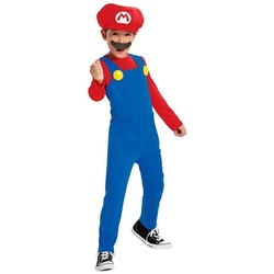 Metamorph Kostüm Nintendo – Super Mario Kostüm für Kinder, Rette Prinzessin Peach aus den Fängen des bösen Bowsers! rot 128-134
