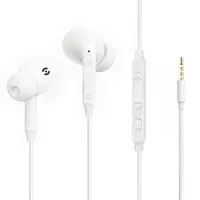 MAS CARNEY Kopfhörer mit Kabel In Ear Kabelkopfhörer, 3,5 mm Klinke Headset mit Mikrofon und Lautstärkeregler für iPhone, Sony, Android, Smartphone, PC - AUX In-Ear-Ohrhörer