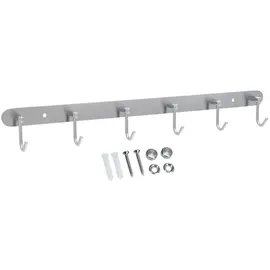 Intirilife Garderobenleiste Modell C Silber