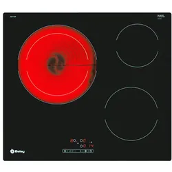 Balay 3EB715ER Glaskeramik-Herdplatte – 60 cm, 5700 W, Touch-Steuerung, Schwarz