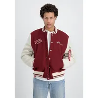 Alpha Industries Varsity Air Force Jacke Red S