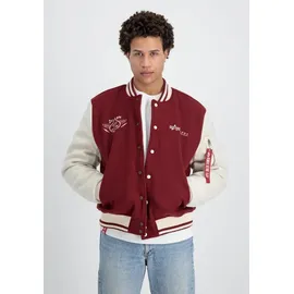 Alpha Industries Varsity Air Force Jacke Red S