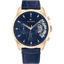 Tommy Hilfiger Baker 1710451 Herrenuhr - Gold/Dunkelblau