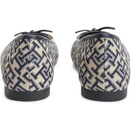 Tommy Hilfiger Th CHARM JACQUARD Ballerina FW0FW09504 Ballerinas, blau 38 EU