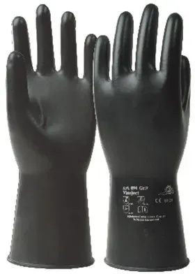 Chemikalienschutzhandschuh Vitoject® 890, Kat. III, schwarz, Größe 11 - schwarz - 11