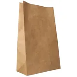 Papstar 250 Blockbodenbeutel, Kraftpapier braun