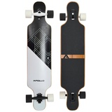 Apollo Longboard Twin Tip DT Fiberglas Longboards, Extrem leicht und stabil weiß