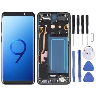 Für Samsung Galaxy S9 SM-G960 Display Full OLED LCD mit Rahmen Einheit Touch Ersatzteil Reparatur Schwarz