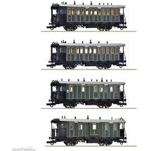 Roco 4-tlg. Set: Lokalbahnzug K.Bay.Sts.B. 6200197 H0