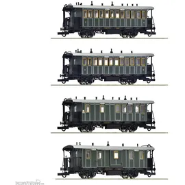 Roco 4-tlg. Set: Lokalbahnzug K.Bay.Sts.B. 6200197 H0
