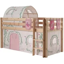 58 aufm Kessel Kinderbett Karolina 90 x 200 cm Kiefer massiv natur beige