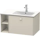 Duravit Waschtischunterschrank wandhängend „Brioso“ 82 × 44,2 × 47,9 cm, in Taupe Matt