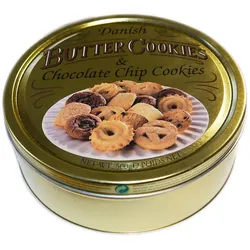 Danish Butter Cookies  Chocolate Chip Cookies / Dänische Butter und Schokoladenkekse