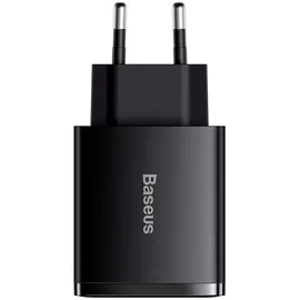 Baseus CCXJ-E01 3 USB-C Ports 30W 3a Power Delivery Quick Charge schwarz
