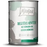 MjAMjAM 6 x 400 g - deliziöses Rentier mit Hühnchen an leckeren Möhrchen